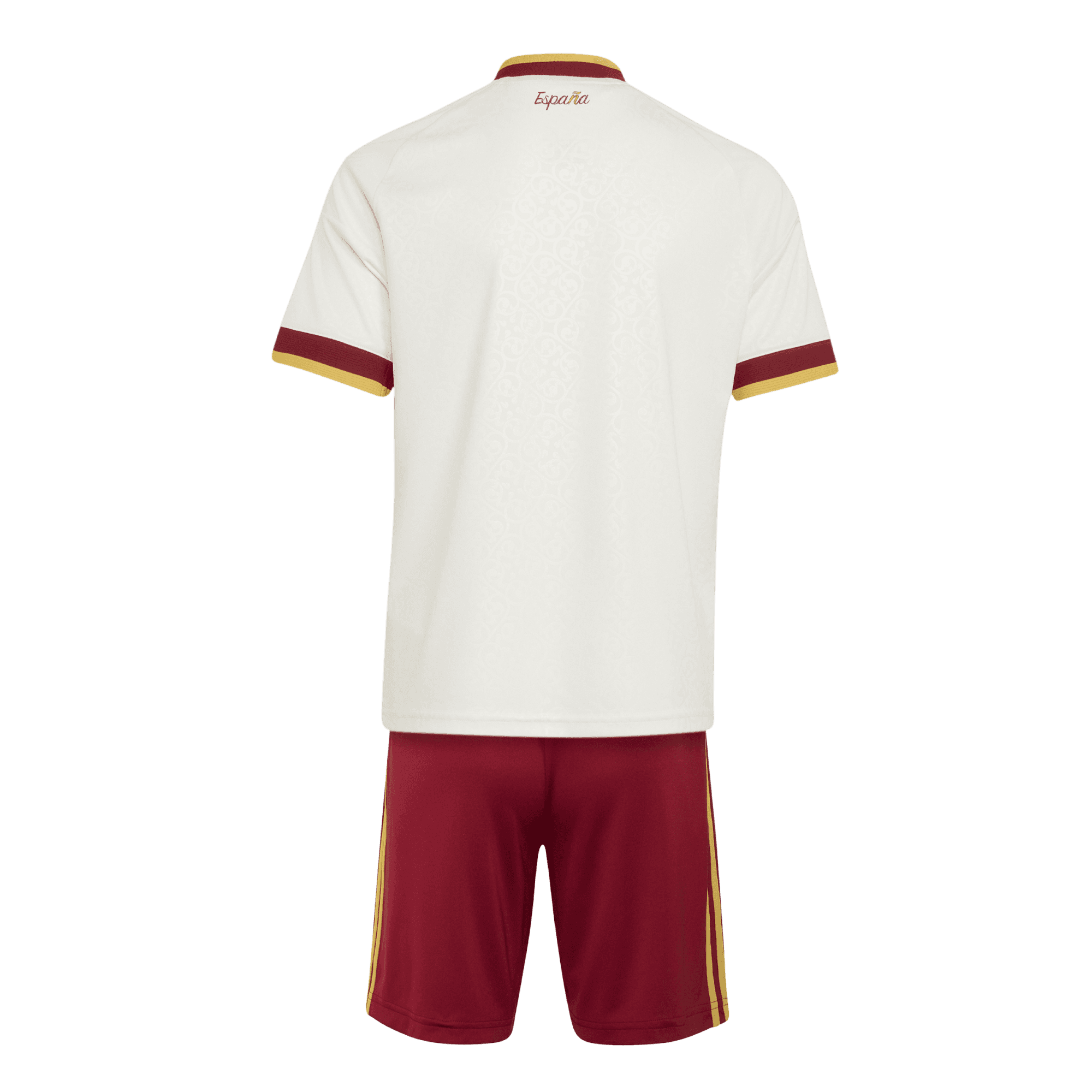 Spain 2026 Away Kids Kit styled preview